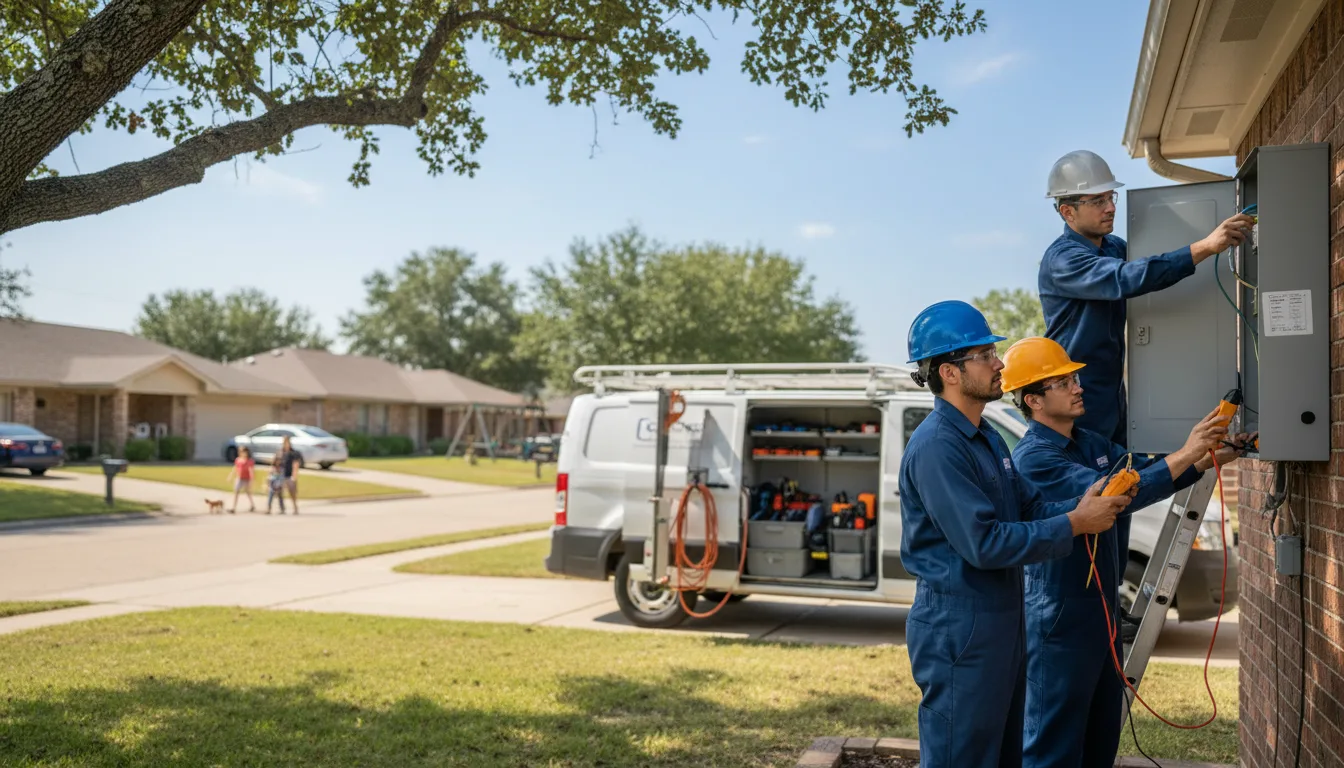 Certified electrician providing emergency electrical services in Purdin, MO
